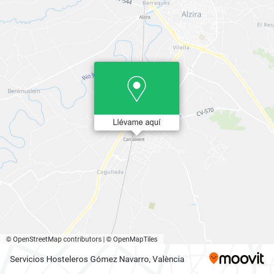 Mapa Servicios Hosteleros Gómez Navarro