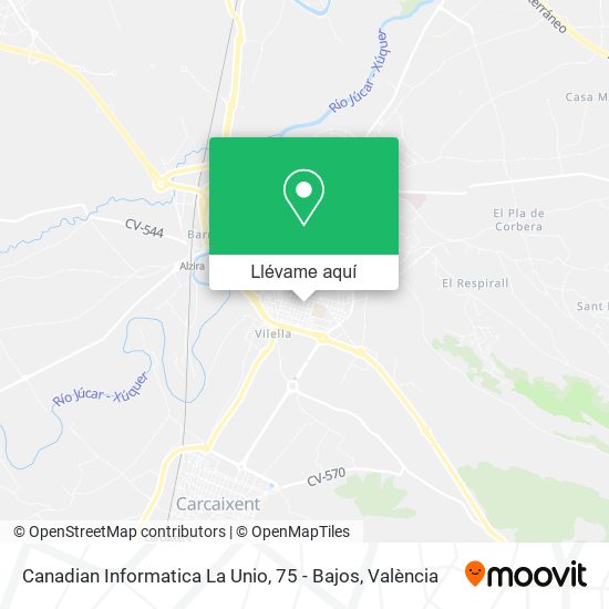 Mapa Canadian Informatica La Unio, 75 - Bajos