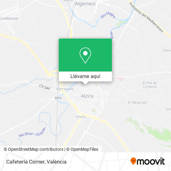 Mapa Cafetería Corner