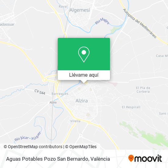 Mapa Aguas Potables Pozo San Bernardo