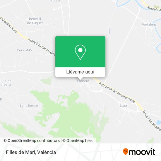 Mapa Filles de Mari