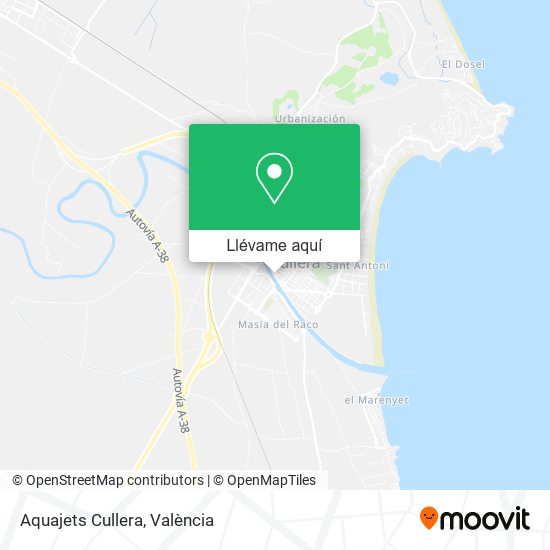 Mapa Aquajets Cullera