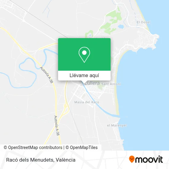 Mapa Racó dels Menudets