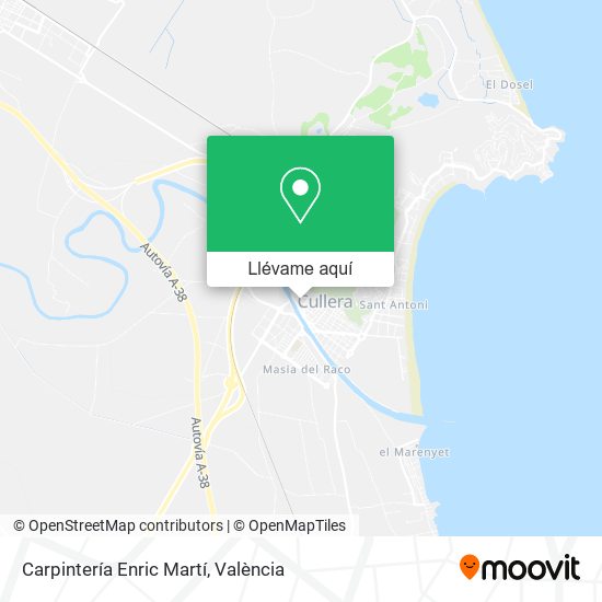 Mapa Carpintería Enric Martí