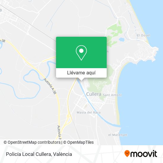 Mapa Policía Local Cullera