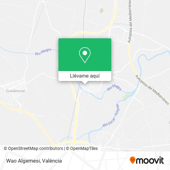 Mapa Wao Algemesi