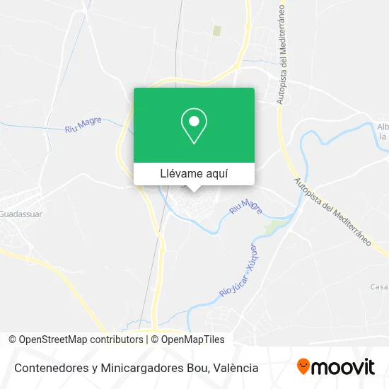 Mapa Contenedores y Minicargadores Bou