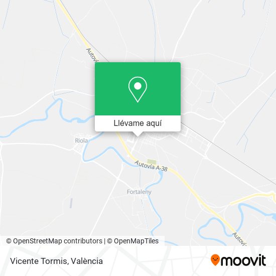 Mapa Vicente Tormis