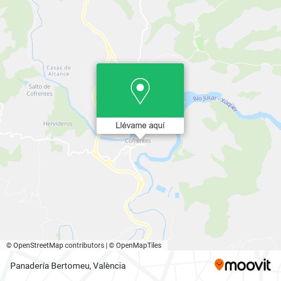 Mapa Panadería Bertomeu