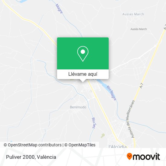 Mapa Puliver 2000