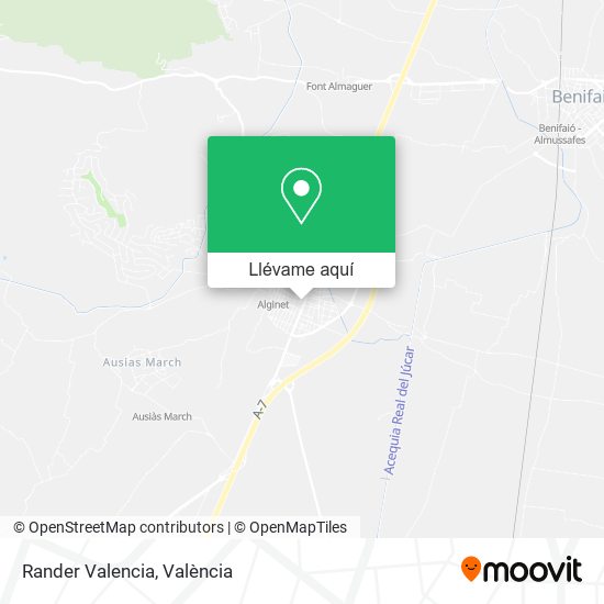 Mapa Rander Valencia
