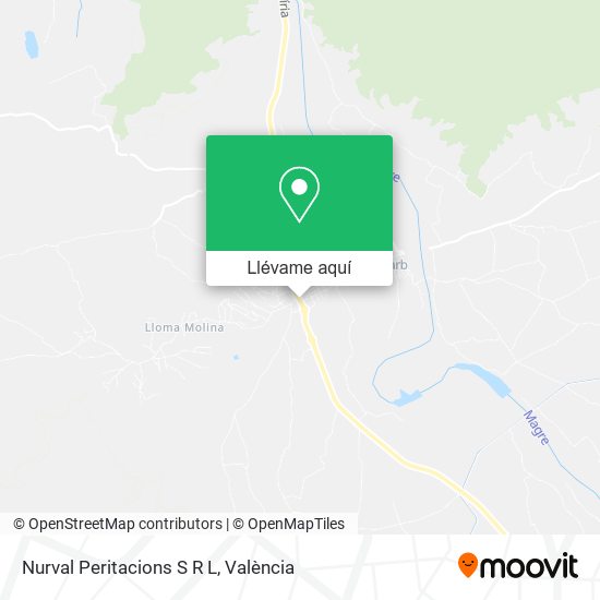 Mapa Nurval Peritacions S R L
