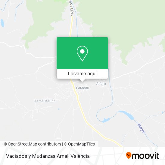 Mapa Vaciados y Mudanzas Amal