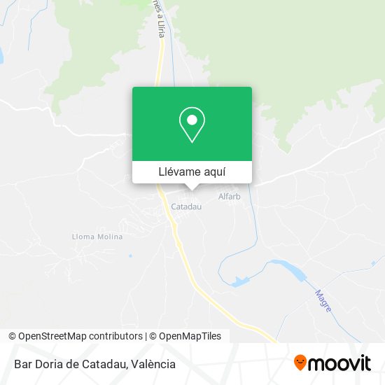 Mapa Bar Doria de Catadau