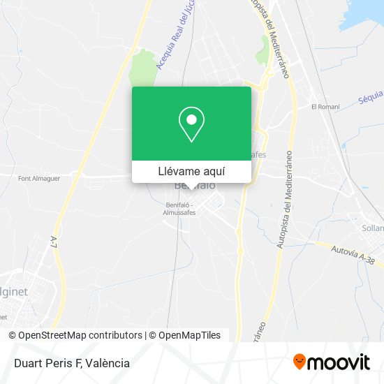 Mapa Duart Peris F