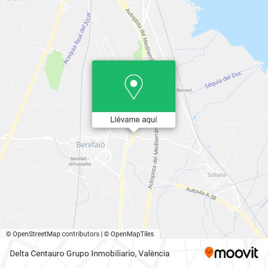 Mapa Delta Centauro Grupo Inmobiliario