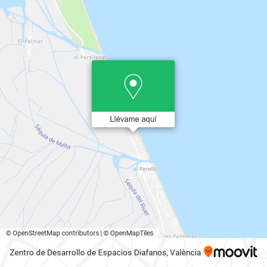 Mapa Zentro de Desarrollo de Espacios Diafanos