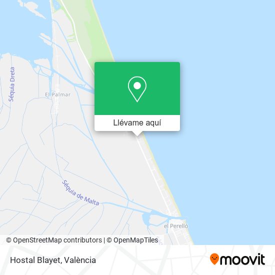 Mapa Hostal Blayet