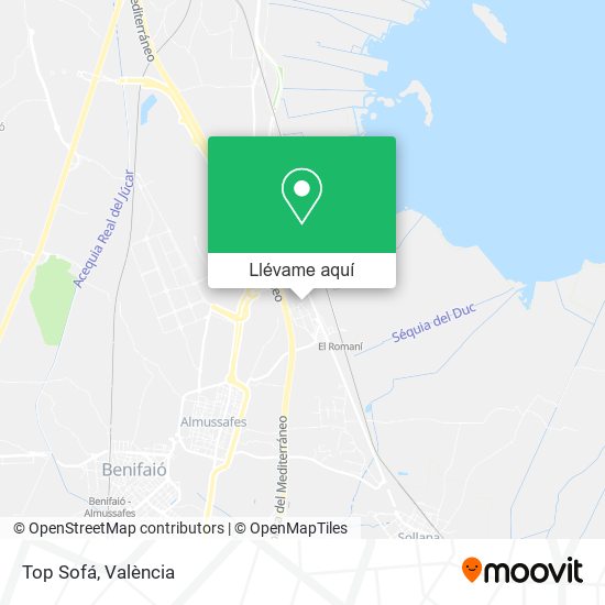 Mapa Top Sofá