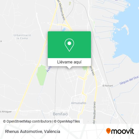 Mapa Rhenus Automotive