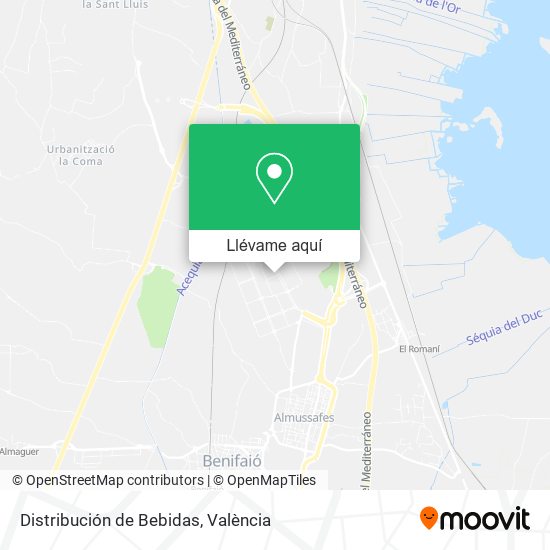 Mapa Distribución de Bebidas