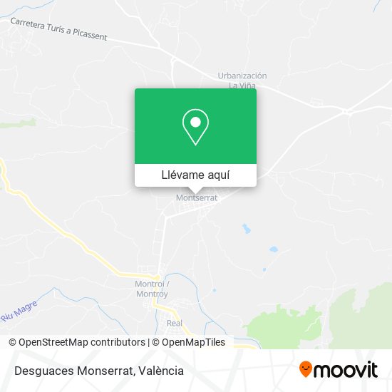 Mapa Desguaces Monserrat