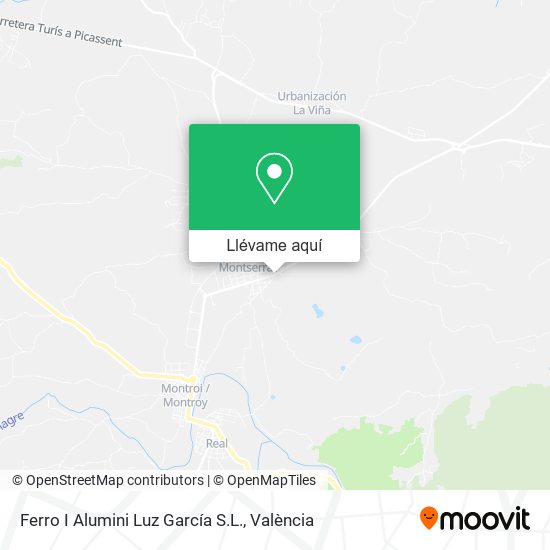 Mapa Ferro I Alumini Luz García S.L.