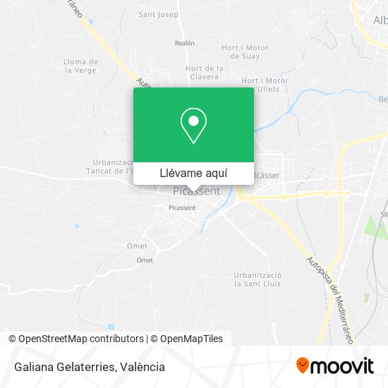Mapa Galiana Gelaterries