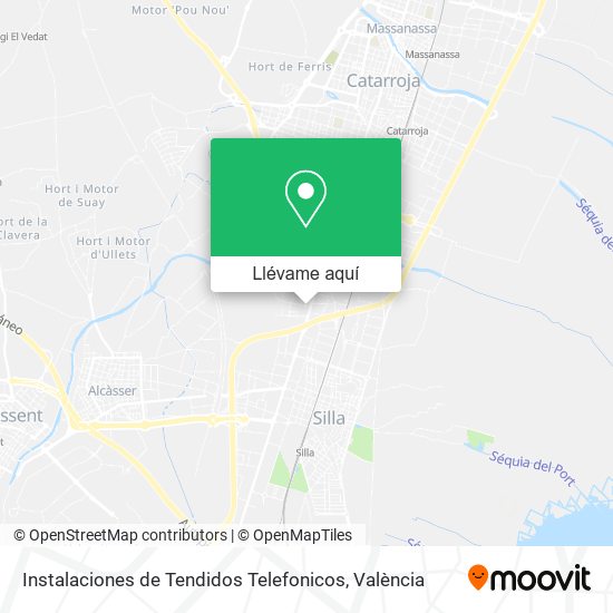Mapa Instalaciones de Tendidos Telefonicos