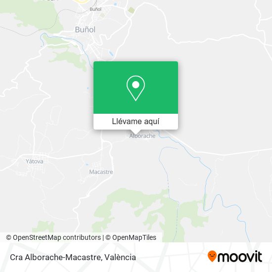 Mapa Cra Alborache-Macastre
