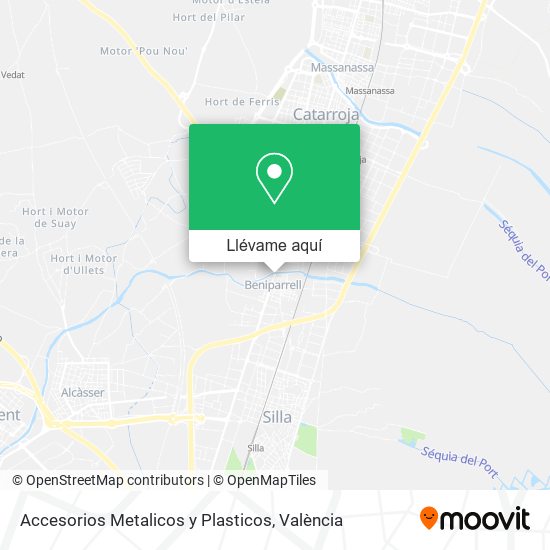 Mapa Accesorios Metalicos y Plasticos