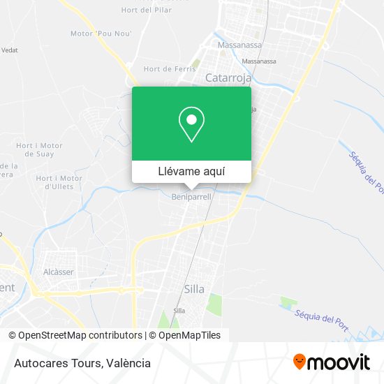 Mapa Autocares Tours