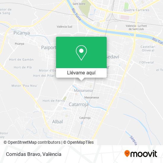 Mapa Comidas Bravo