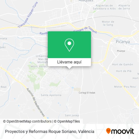 Mapa Proyectos y Reformas Roque Soriano