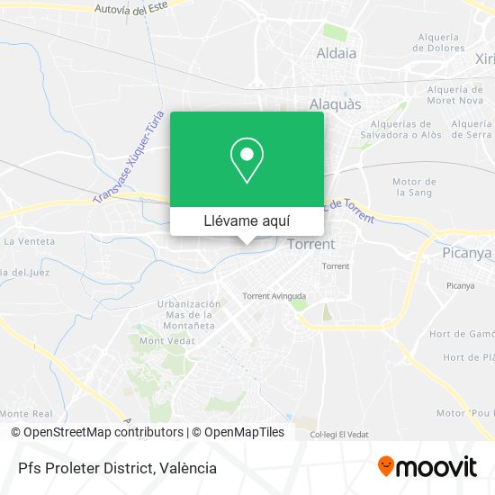 Mapa Pfs Proleter District