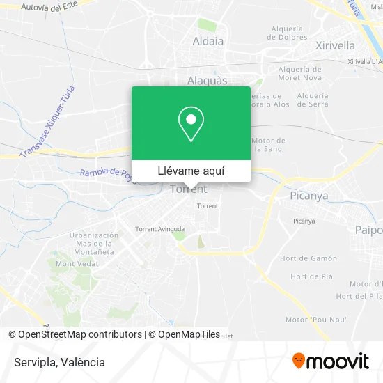Mapa Servipla