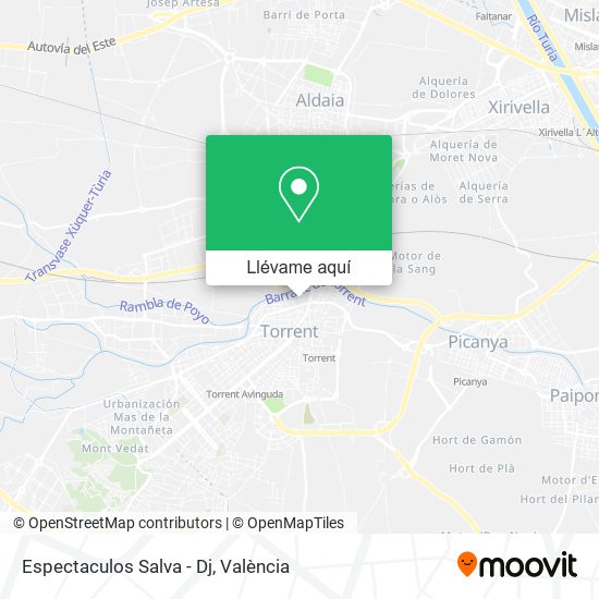 Mapa Espectaculos Salva - Dj