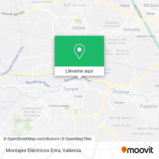 Mapa Montajes Eléctricos Enra