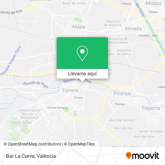 Mapa Bar La Curva