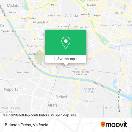 Mapa Bidasoa Press