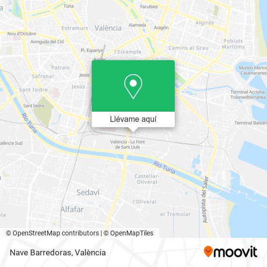 Mapa Nave Barredoras