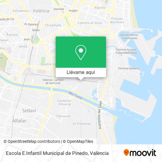 Mapa Escola E.Infantil Municipal de Pinedo