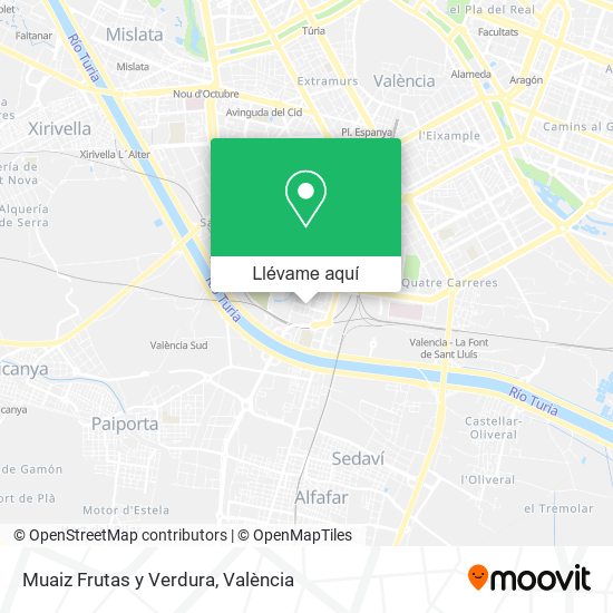 Mapa Muaiz Frutas y Verdura