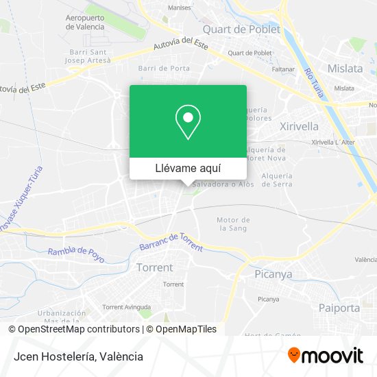 Mapa Jcen Hostelería