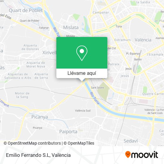 Mapa Emilio Ferrando S.L