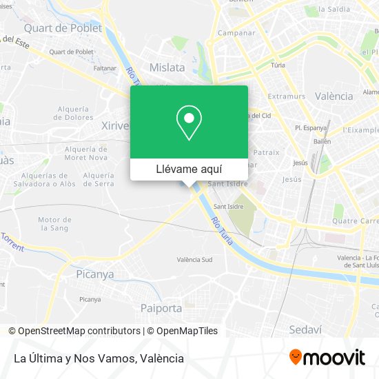 Mapa La Última y Nos Vamos