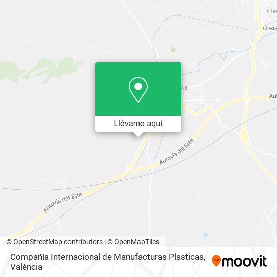 Mapa Compañía Internacional de Manufacturas Plasticas