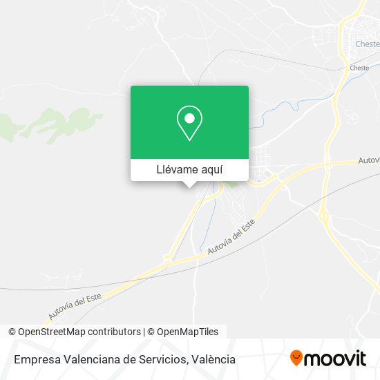 Mapa Empresa Valenciana de Servicios