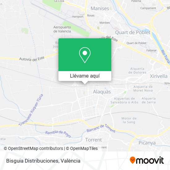 Mapa Bisguia Distribuciones