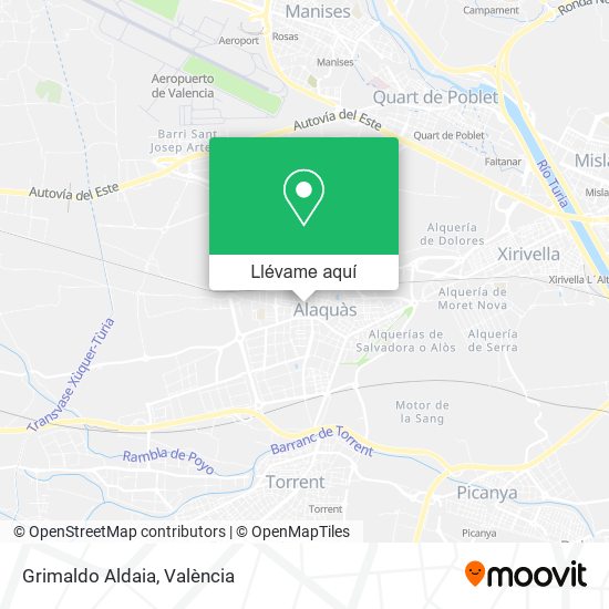 Mapa Grimaldo Aldaia